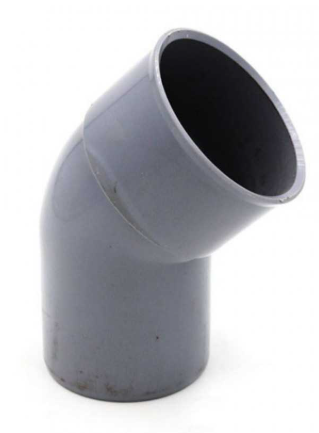 Coude PVC 100 ouvert